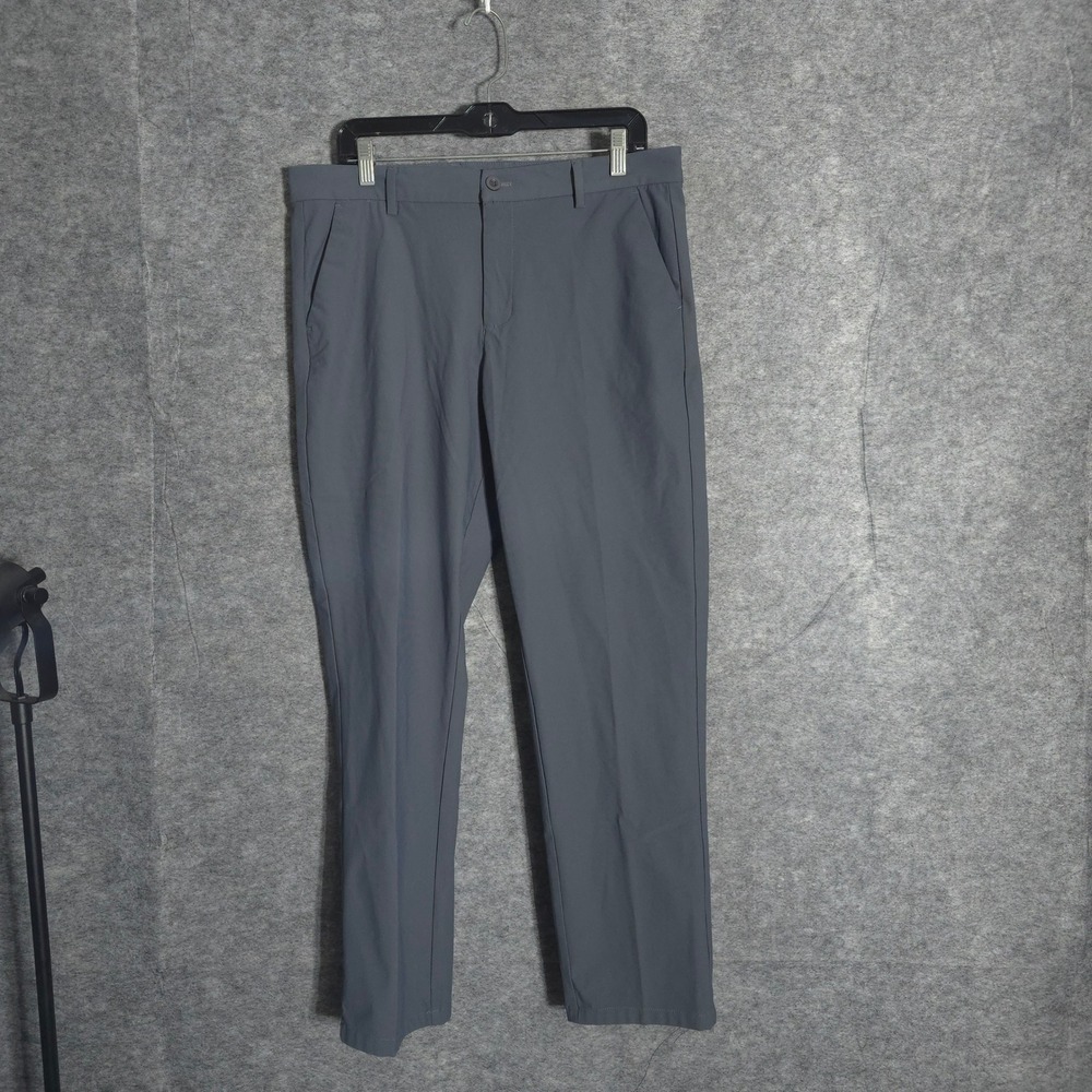 Libin Golf Pants Mens 33x29 Gray Straight Leg Quick Dry Performance Trousers